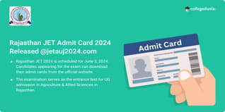 Rajasthan JET 2024 Admit Card Out @jetauj2024.com, Get Direct Link Here